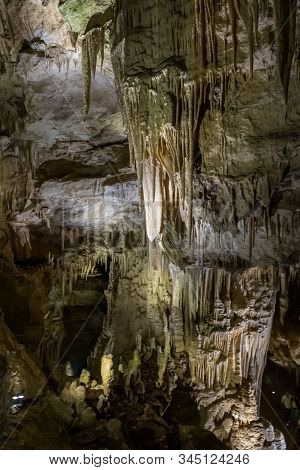 The  Prometheus Cave (also Kumistavi Cave) Near Tskaltubo In The Imereti Region, Georgia