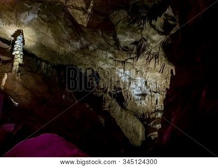 The  Prometheus Cave (also Kumistavi Cave) Near Tskaltubo In The Imereti Region, Georgia