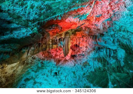 The  Prometheus Cave (also Kumistavi Cave) Near Tskaltubo In The Imereti Region, Georgia