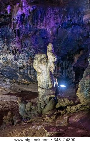 The  Prometheus Cave (also Kumistavi Cave) Near Tskaltubo In The Imereti Region, Georgia