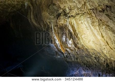 The  Prometheus Cave (also Kumistavi Cave) Near Tskaltubo In The Imereti Region, Georgia