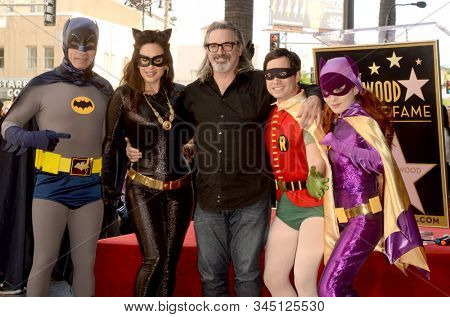 LOS ANGELES - JAN 9:  Robert Carradine at the Burt Ward Star Ceremony on the Hollywood Walk of Fame on JANUARY 9, 2020 in Los Angeles, CA
