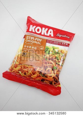 Manila, Ph - Jan. 15: Koka Signature Original Stir Fry Flavor Noodles On January 15, 2020 In Manila,