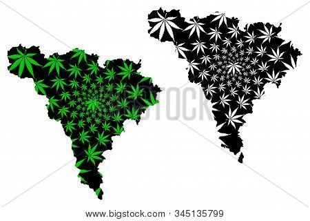 Alba County (administrative Divisions Of Romania, Centru Development Region) Map Is Designed Cannabi