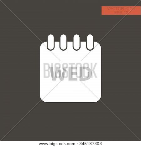 Upcoming Event Icon, Flat Sign. Black Simple Upcoming Event Icon, Flat Sign