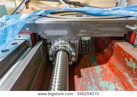 Ball Screw For Transferring The Caliper Into Motion And Feeding
