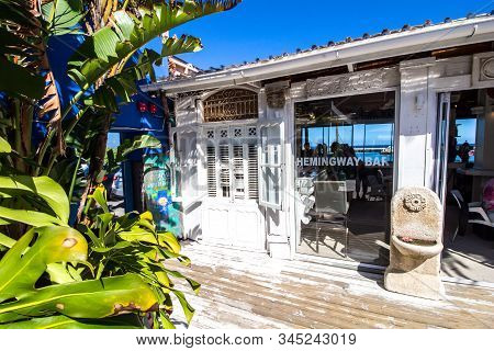 Cape Town , South Africa - 03 January 2019: Hemingway Bar At The Cape To Cuba Restaurant In Kalk Bay