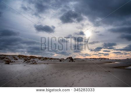 Dunes On The North Frisian Island Amrum In Germany