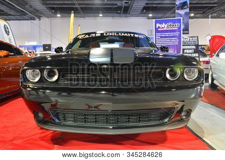 Pasay, Ph - Nov. 16: Dodge Challenger At Manila Auto Salon On November 16, 2019 In Smx Convention Ce