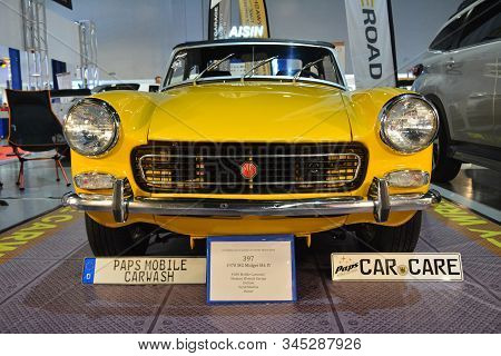 Pasay, Ph - Nov. 16: 1978 Morris Garages Midget Mk 4 At Manila Auto Salon On November 16, 2019 In Sm