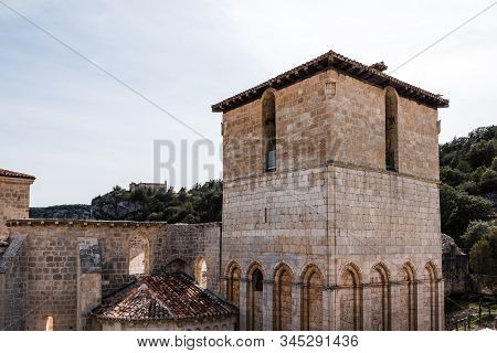 Medieval Monastery Of San Pedro De Arlanza In Burgos