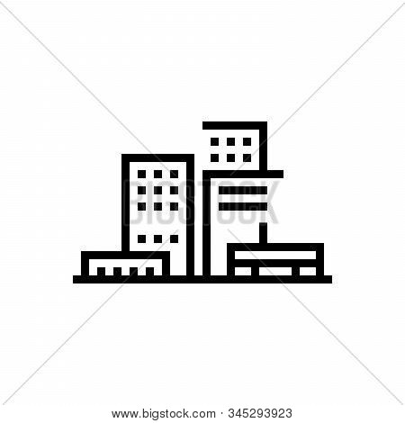 Modern Flat Design Isometric Concept Of Smart City For Website And Mobile Website. Stock Vector Illu