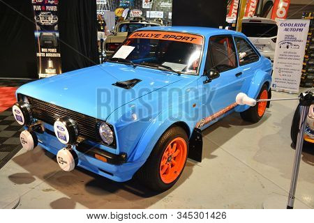 Pasay, Ph - Nov. 16: 1977 Ford Escort Rs Mk 2 Rally At Manila Auto Salon On November 16, 2019 In Smx