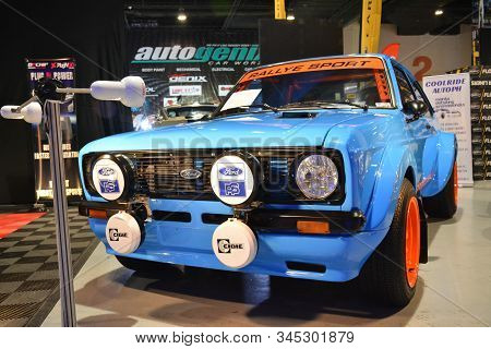 Pasay, Ph - Nov. 16: 1977 Ford Escort Rs Mk 2 Rally At Manila Auto Salon On November 16, 2019 In Smx