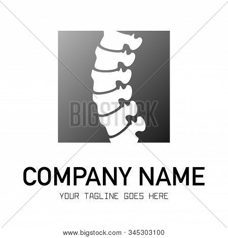 Logo Forms Backbone Of A Human With Six Segments