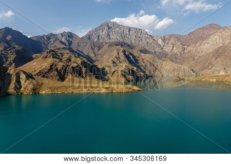 The Naryn River, Beautiful Mountain River, Kyrgyzstan