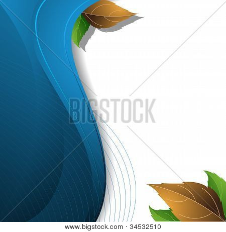 พื้นหลังลายดอกไม้สีน้ำเงินนามธรรม