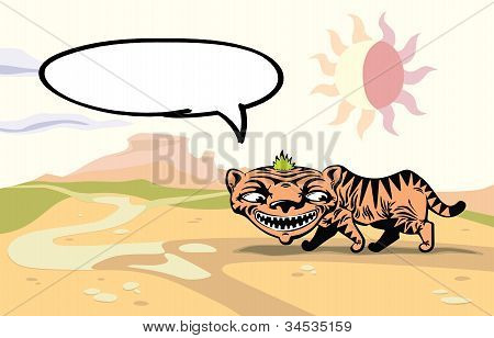Sétáló tigris beszél