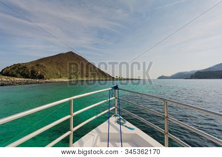 Boating To Shark Island In Khor Fakkan Beach.