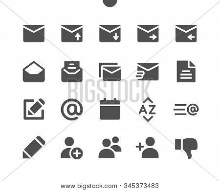 Email V5 Ui Pixel Perfect Well-crafted Vector Solid Icons 48x48 Ready For 24x24 Grid For Web Graphic