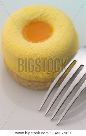 Bolo de creme de Zabaglione italiano