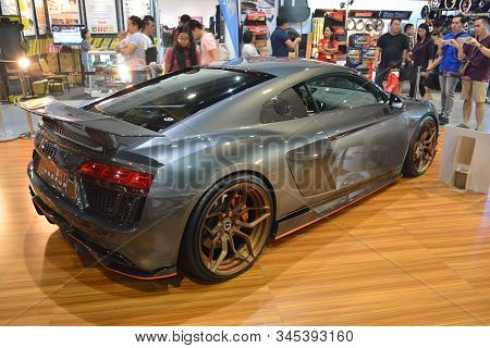 Pasay, Ph - Nov. 16: 2018 Audi R8 V10 At Manila Auto Salon On November 16, 2019 In Smx Convention Ce