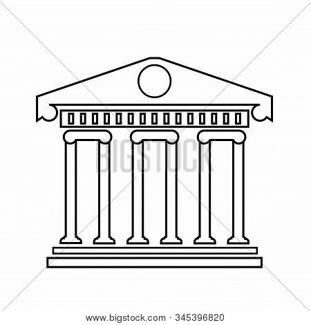 Amazing Logo Front Of  House For Law With Line Art