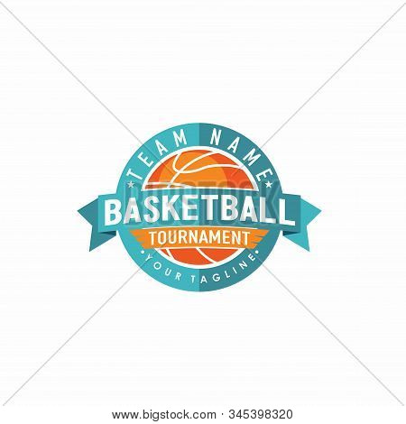 Amazing Design For Basketball Competition With Green And Orange Colors