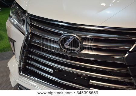 Pasay, Ph - Nov. 16: Lexus Lx 570 Suv Emblem At Manila Auto Salon On November 16, 2019 In Smx Conven