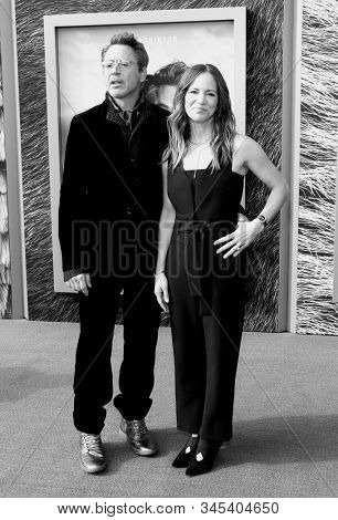 Robert Downey Jr. and Susan Downey at the Los Angeles premiere of 'Dolittle' held at the Regency Village Theatre in Westwood, USA on January 11, 2020.