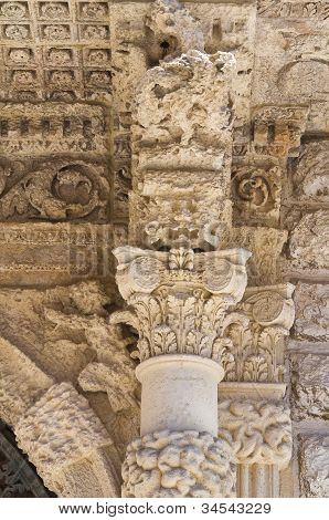 Della Marra palace. Barletta. Puglia. Italien.