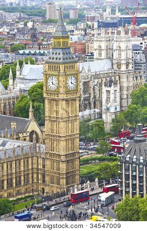 Luftbild von london