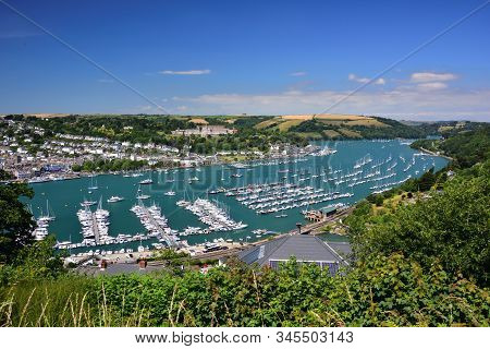 River Dart Long View From Kingswear In South Devon
