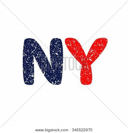 Ny Logo. New York Logo. Grunde. Vector Logo.