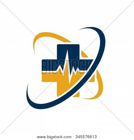 Healthcare Medical Logo Vector Icon For Ambulance Hospital Pharmacy Symbol