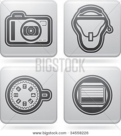 Fotografie pictogrammen Set