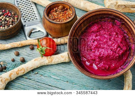 Horseradish Sauce In Bowl