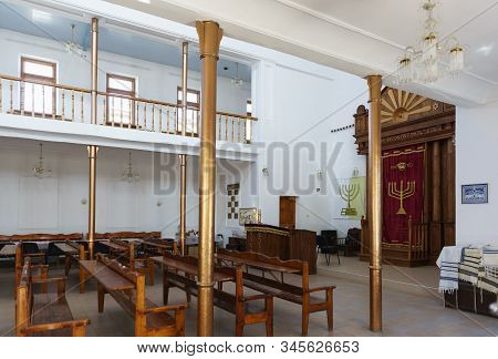Evpatoria, Crimea, Russia-september 08, 2019:  The Interior Of The Old Synagogue Egiya-kapay In Yevp
