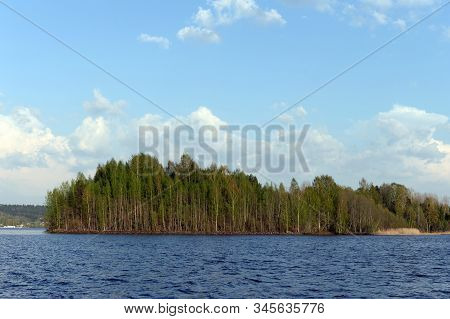 Island On The Sheksna River, Vologda Oblast. Russia