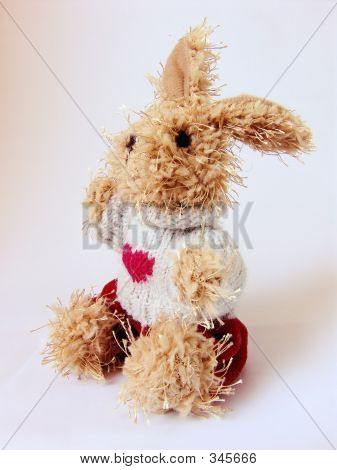 Chistmas nyúl szívvel