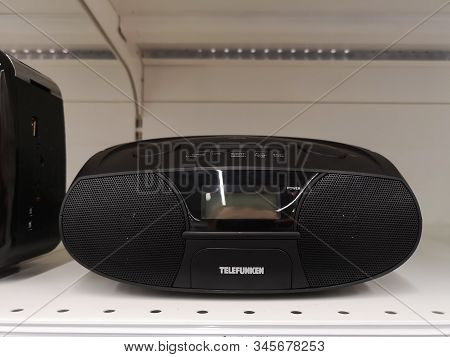 Magnetola Telefunken For Sale At Ashan Shopping Center On December 25, 2019 In Russia, Kazan, Hussei