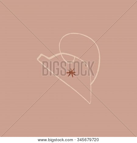 Terracotta Vase Poster Vector Modern Neutral Minimalistic Antique Clay Pottery Print