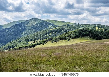 Big Fatra Mountains, Slovak Republic. Seasonal Natural Scene. Travel Destination. Hiking Theme.