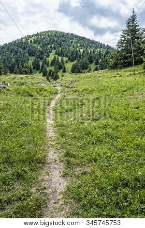 Big Fatra Mountains, Slovak Republic. Seasonal Natural Scene. Travel Destination. Hiking Theme.