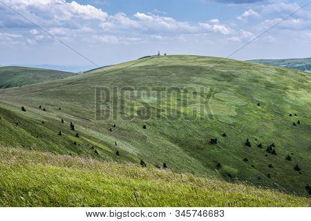 Krizna Hill, Big Fatra Mountains, Slovak Republic. Seasonal Natural Scene. Travel Destination. Hikin