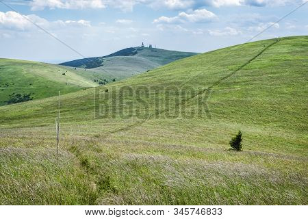 Krizna Hill, Big Fatra Mountains, Slovak Republic. Seasonal Natural Scene. Travel Destination. Hikin