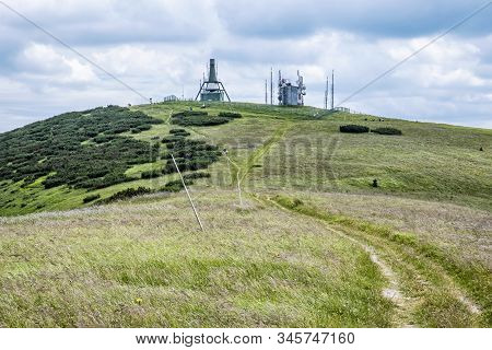 Krizna Hill, Big Fatra Mountains, Slovak Republic. Seasonal Natural Scene. Travel Destination. Hikin