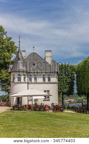 Restaurant And Castle Garden In Plon, Germany