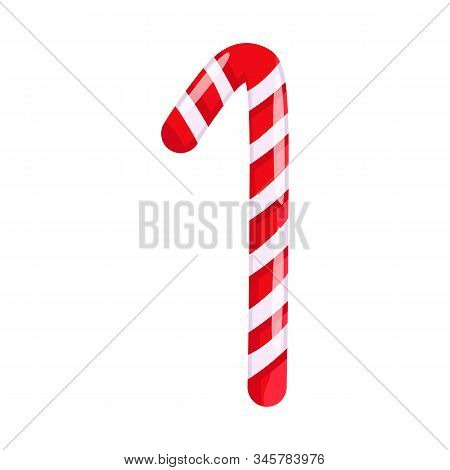 Vector Illustration Of Lollipop And Cane Icon. Web Element Of Lollipop And Spiral Stock Symbol For W
