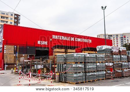 Brico Depot Entrance And Logo Of The French Chain Of Construction Materials And Decoration Store In 